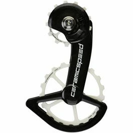 CERAMICSPEED Cage OSPW Pulley Wheel System, Traité, Carbone | Shimano Dura-Ace R9250 & Ultegra R8150
